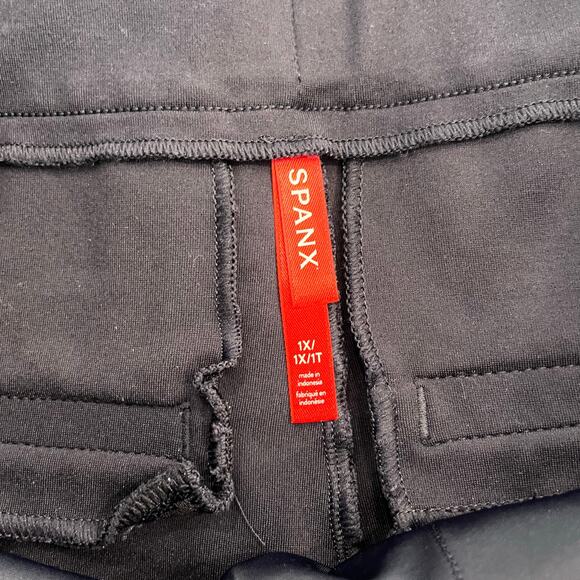 Spanx SPANXsupersmooth PerfectFit Ponte Slim Straight Pant in Navy Size 1X - Picture 7 of 11